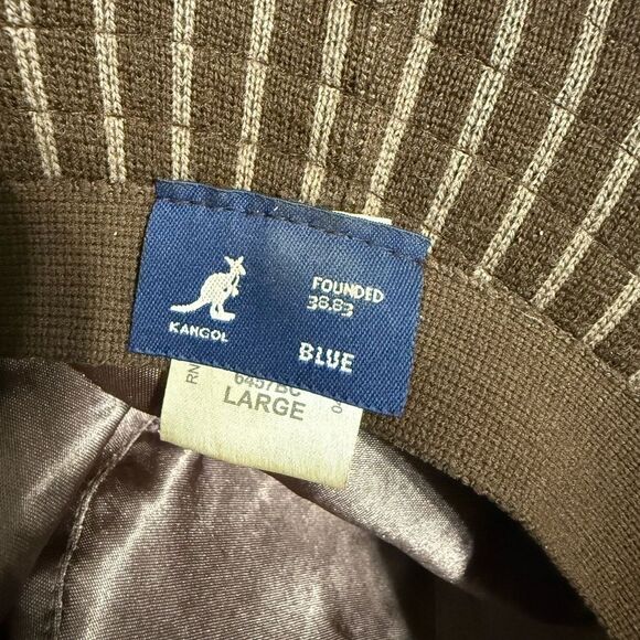 Kangol Tweed Knit Pinstripe Bucket Hat - Picture 10 of 11